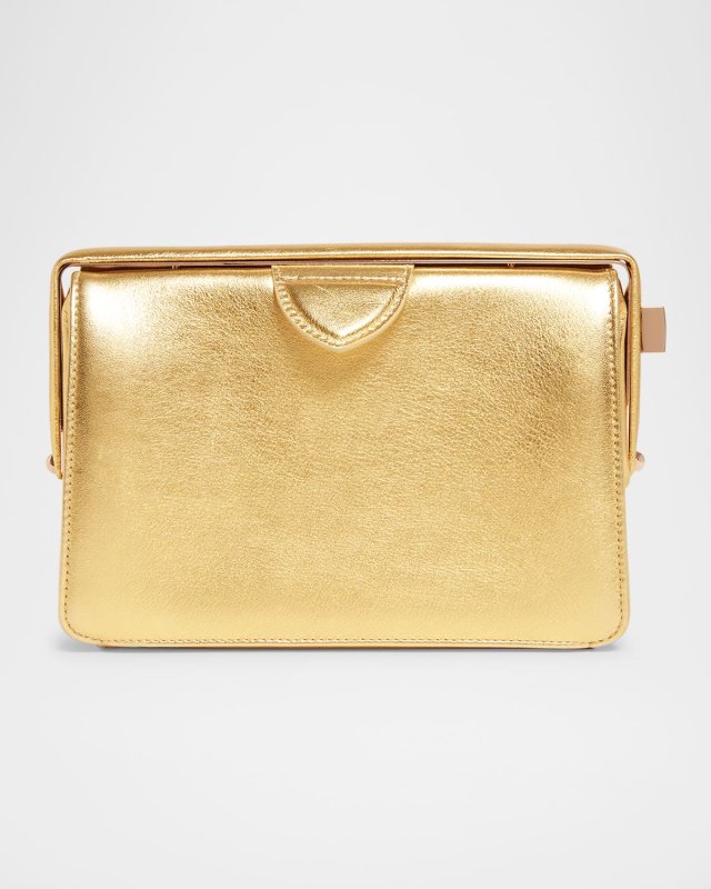 Carrington Deerskin Box Clutch Bag